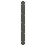 vidaXL Pieds de table à manger en forme de V  2 pièces  anthracite  90 x (72-73 3) cm  acier