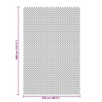 vidaXL Tapis de sol de camping anthracite 4x2 5 m