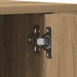 vidaXL Meuble TV chêne artisanal 100 x 35 x 40 cm Bois d'ingénierie