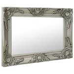 vidaXL Miroir mural style baroque 60x40 cm Argenté