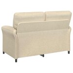 vidaXL Canapé 100  polyester  cadre en métal  MDF  Contreplaqué