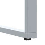 Table de repas extérieure vidaXL Grise 180x90x75 cm en acier et bois d'acacia