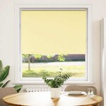 vidaXL Store enrouleur occultant jaune largeur du tissu 85 7 cm