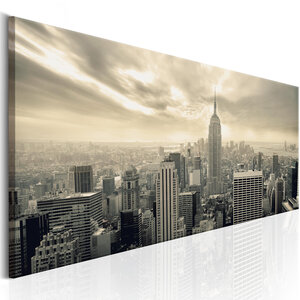 Tableau - ny: morning sky l x h en cm 120x40