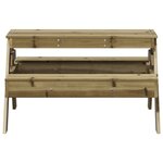 vidaXL Table de pique-nique pour enfants bois de pin imprégné