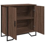 vidaXL Buffet chêne marron 78x35 5x74 5 cm bois d'ingénierie