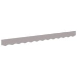 vidaXL valence d'auvent pour cadre de 3 m gris clair 2.8x0.2 m