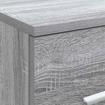 vidaXL Meuble de Salle de Bain In-between Sonoma gris 30 x 41 x 50 cm