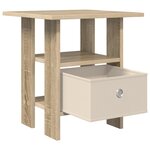 vidaXL Table de chevet Chêne Sonoma 41 x 40 x 45 cm Bois d'ingénierie