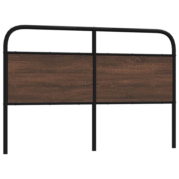 vidaXL Tête de lit de remplacement chêne marron 160 cm acier et bois d'ingénierie
