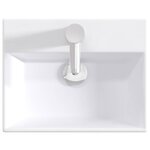 vidaXL Lavabo avec robinet et évacuation Chrome 39 x 30 5 x 12 5 cm