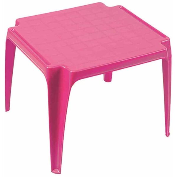 PROGARDEN 00953 - Table enfant rose 45 x 50 x 55 cm (hxLxl)