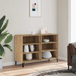 vidaXL Buffet chêne artisanal 103 5x35x70 cm bois d'ingénierie