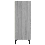 vidaXL Buffet sonoma gris 34 5x32 5x90 cm bois d'ingénierie