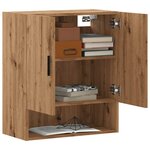 vidaXL Armoire murale chêne artisanal 60x31x70 cm bois d'ingénierie