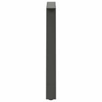 vidaXL Pieds de table à manger en forme de A 2 pièces Anthracite 70 x (72-73) cm Acier