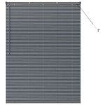 vidaXL Stores vénitiens Gris foncé 175 x 135 cm Aluminium