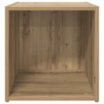 vidaXL Meuble TV 2 Pièces Marron 37 x 35 x 37 cm Bois d'ingénierie