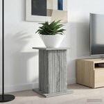 vidaXL Support de Plante 2 Pièces Sonoma gris 30 5 x 30 x 43 cm