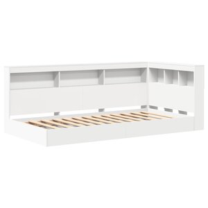 vidaXL Lit étagère Blanc 90 x 190 cm en bois