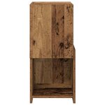 vidaXL Meuble d'angle Blanc 30 5x30x65cm Bois d'ingénierie