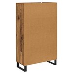 vidaXL Haut Armoire Bois Ancien 69 5 x 30 x 115 cm Bois d'ingénierie