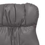 Fauteuil Relaxant vidaXL en Similicuir Gris