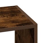 vidaXL Bibliothèques 2 Pièces empilable chêne fumé bois d'ingénierie