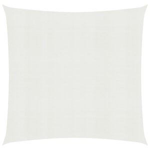 vidaXL Voile d'ombrage 160 g/m² Blanc 5x5 m PEHD