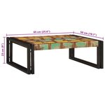 vidaXL Étagère de salle de bain avec étagère 65 x 50 x 23 cm