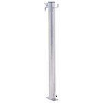 vidaXL Colonne à eau de jardin 80 cm acier inoxydable rond