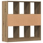vidaXL Bibliothèque chêne artisanal 97 5x29 5x100 cm bois d'ingénierie