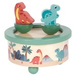 Boîte à musique Dino en bois