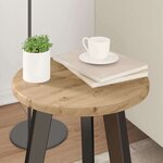vidaXL Plateau de table chêne artisanal 30 x 30 x 1.5 cm