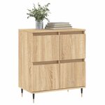 vidaXL Buffet Chêne sonoma 60x35x70 cm Bois d'ingénierie