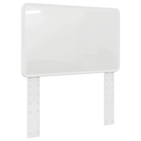 vidaXL Tête de lit Blanc Brillant 75 cm Bois d'ingénierie