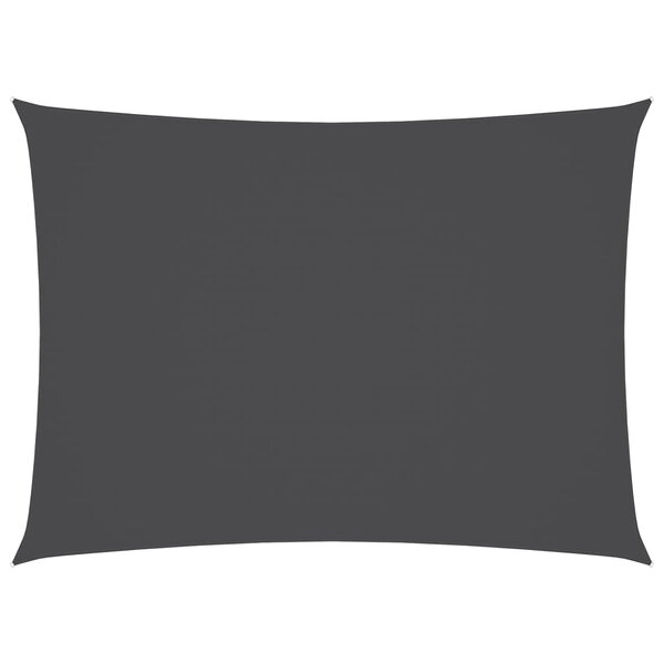 vidaXL Voile de parasol tissu oxford rectangulaire 3x4 5 m anthracite