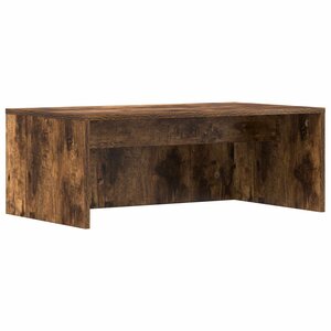 vidaXL Bureau mural Chêne fumé 80 x 45 x 30 cm Bois d'ingénierie