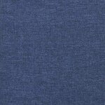 vidaXL Matelas de lit à ressorts ensachés fermeté moyenne Bleu 160x200x20 cm Tissu