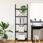 vidaXL Étagère Chêne noir 60 x 30 x 183 cm Bois d'ingénierie