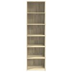 vidaXL Buffet haut chêne sonoma 50x41x185 cm bois d'ingénierie