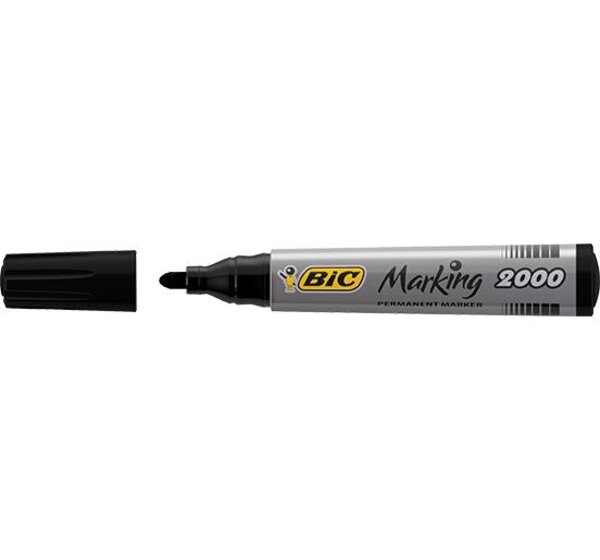Marqueur Permanent MARKING 2000 pointe Ogive Large Noir BIC