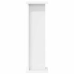 vidaXL Support de Plante Blanc 25 x 25 5 x 80 5 cm Bois d'ingénierie