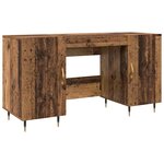 vidaXL Bureau Bois ancien 140 x 50 x 75 cm Bois d'ingénierie