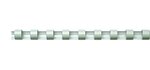 Pack 25 Baguettes de reliure plastiques format A4  6mm Blanc FELLOWES