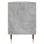vidaXL Meuble TV gris béton 150x30x44 5 cm bois d'ingénierie