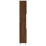 vidaXL Armoire de bain chêne marron 30x30x190 cm bois d'ingénierie