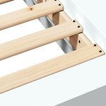 vidaXL Cadre de lit sans matelas blanc 90x190 cm