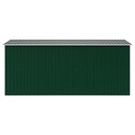 vidaXL Abri de jardin 257x392x181 cm Métal Vert