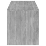 vidaXL Meuble TV avec lumières LED sonoma gris 120x35x40 cm